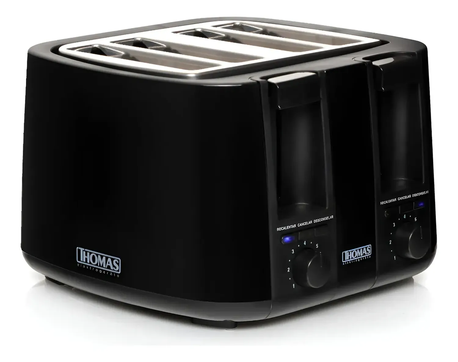 Tostador Thomas Th-126 4 Panes Color Negro Negro-0