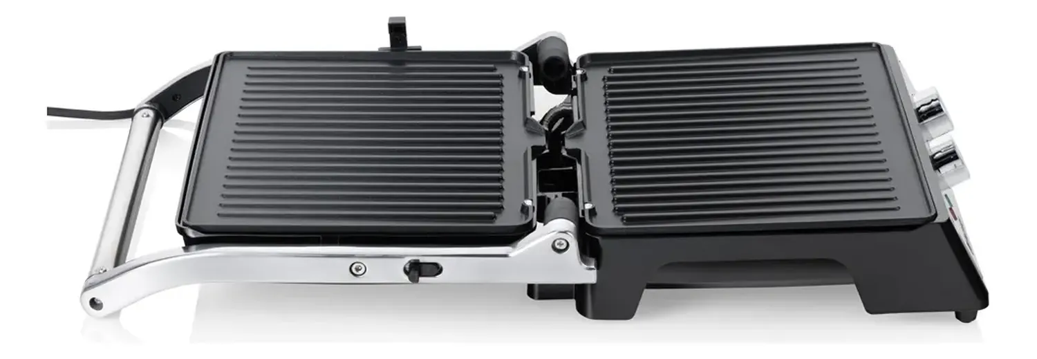 Panini Grill 2 En 1 Thomas Th-980i Inox Acero-5