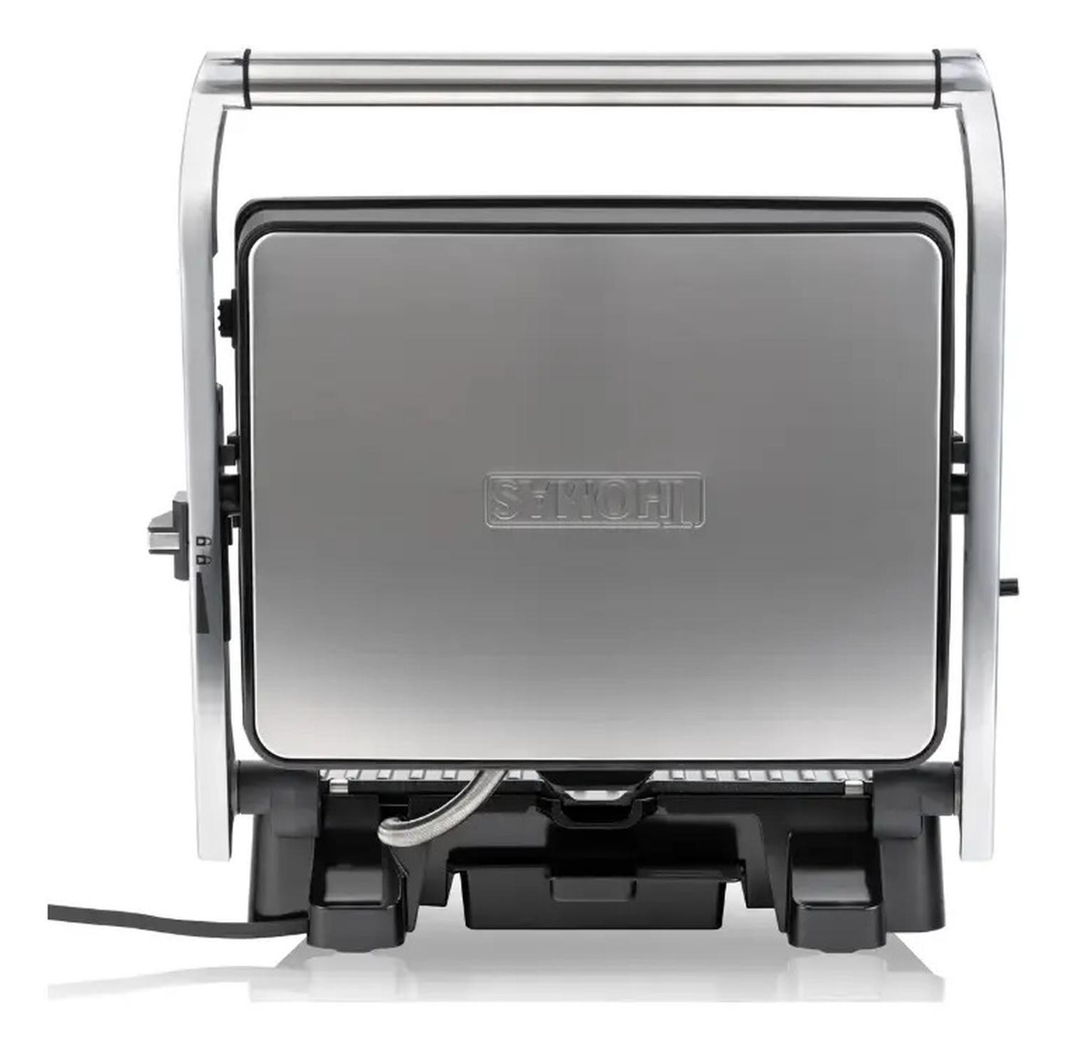 Panini Grill 2 En 1 Thomas Th-980i Inox Acero-8