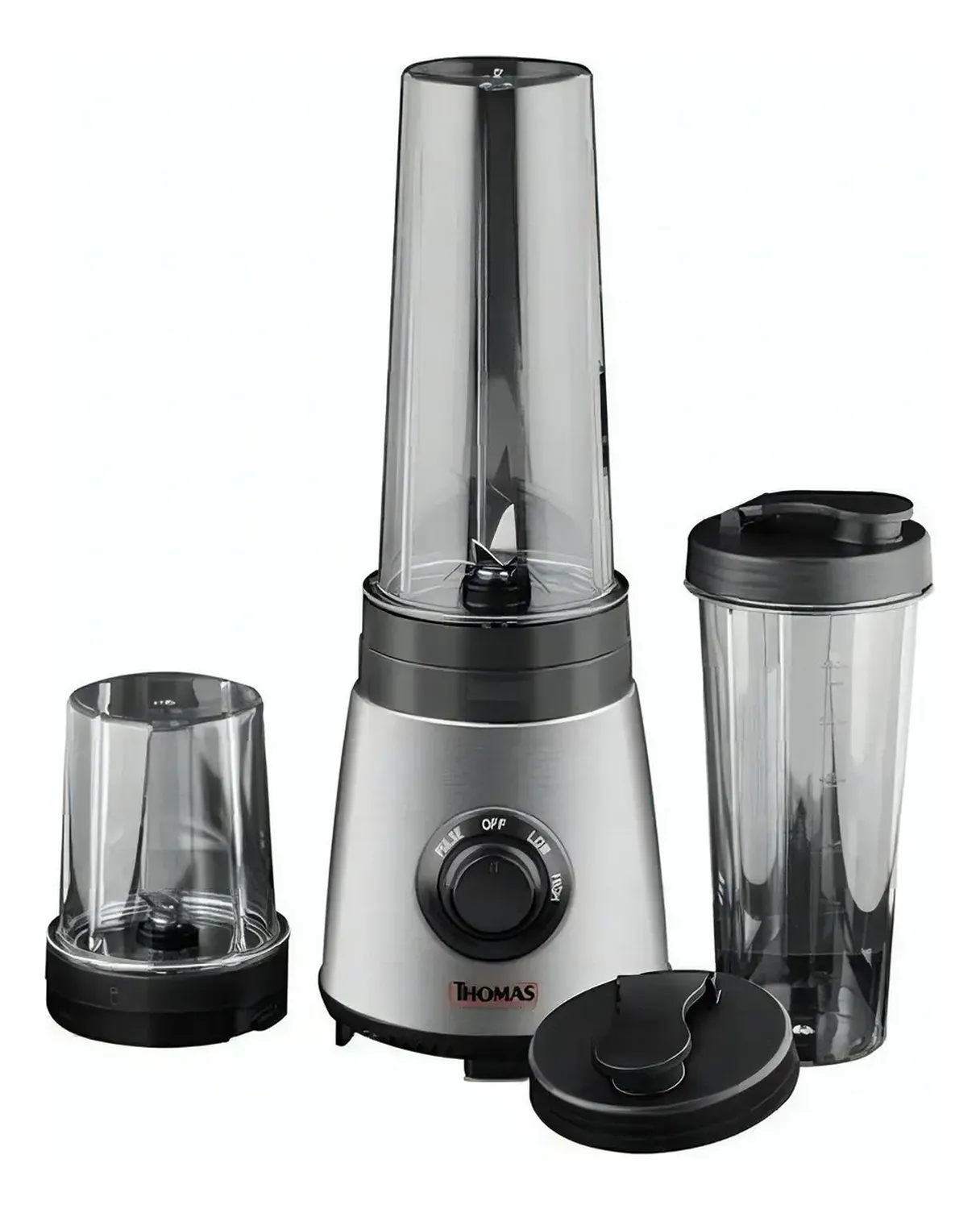Licuadora Th-300pb 600 Ml Inox + Accesorios Gris-1