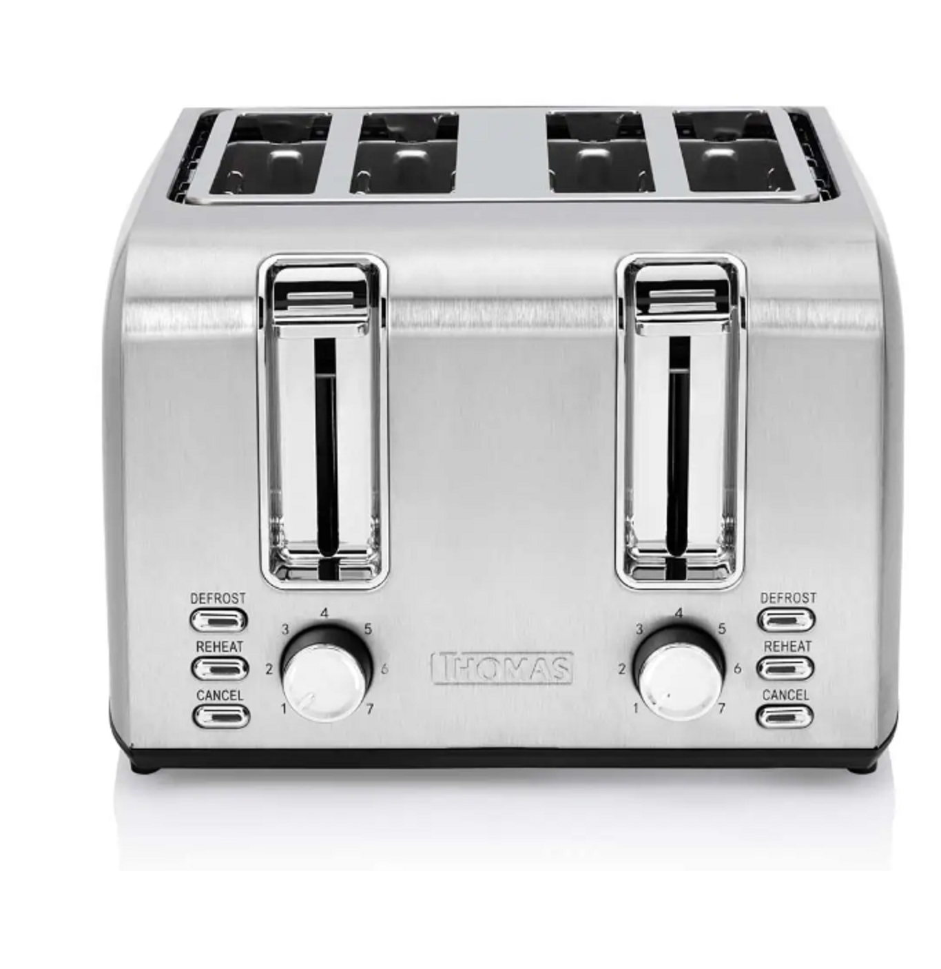 Tostador Acero Inox THOMAS TH-133i 1500 Watts 4 Rebanadas-0