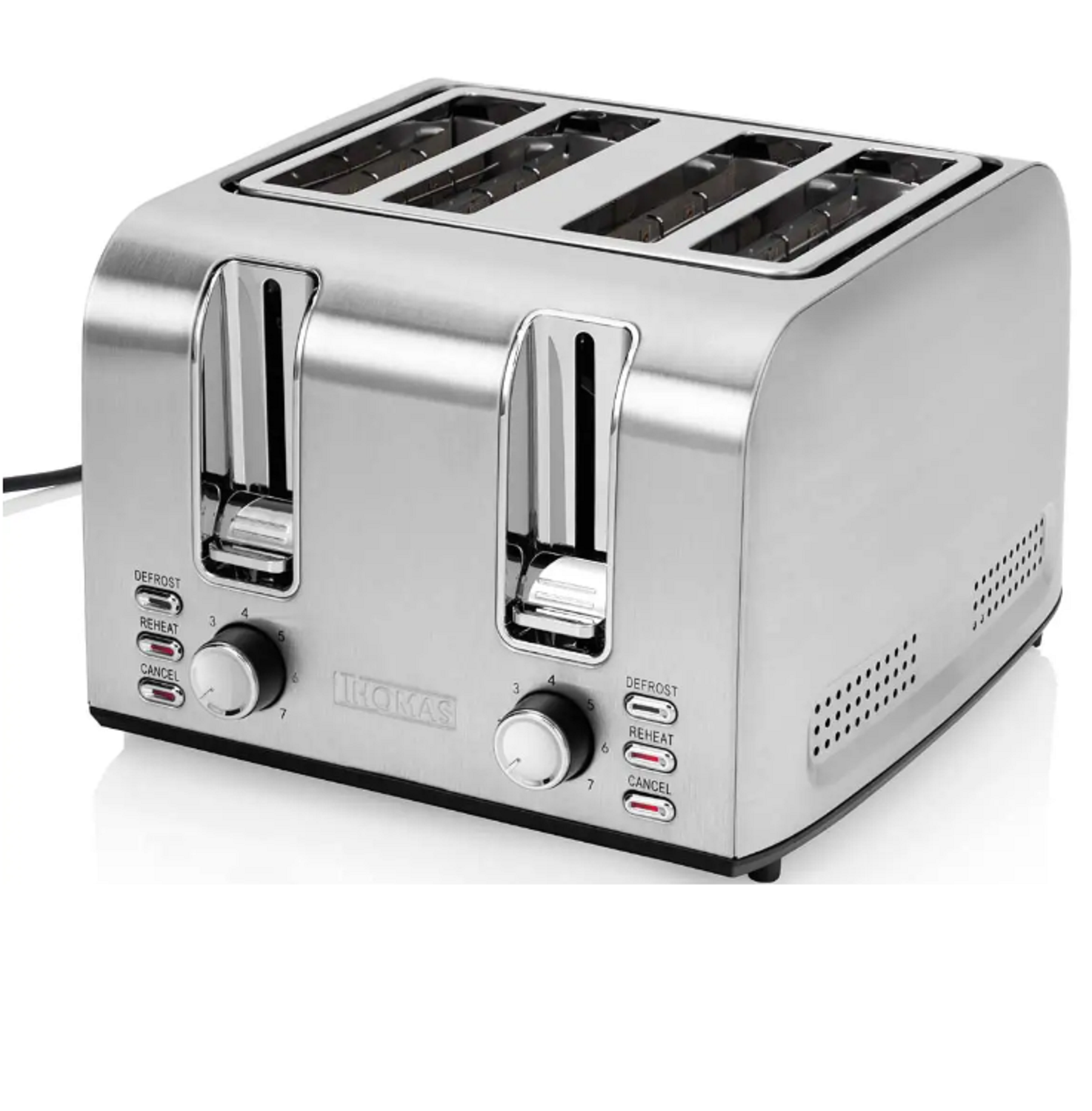 Tostador Acero Inox THOMAS TH-133i 1500 Watts 4 Rebanadas-1