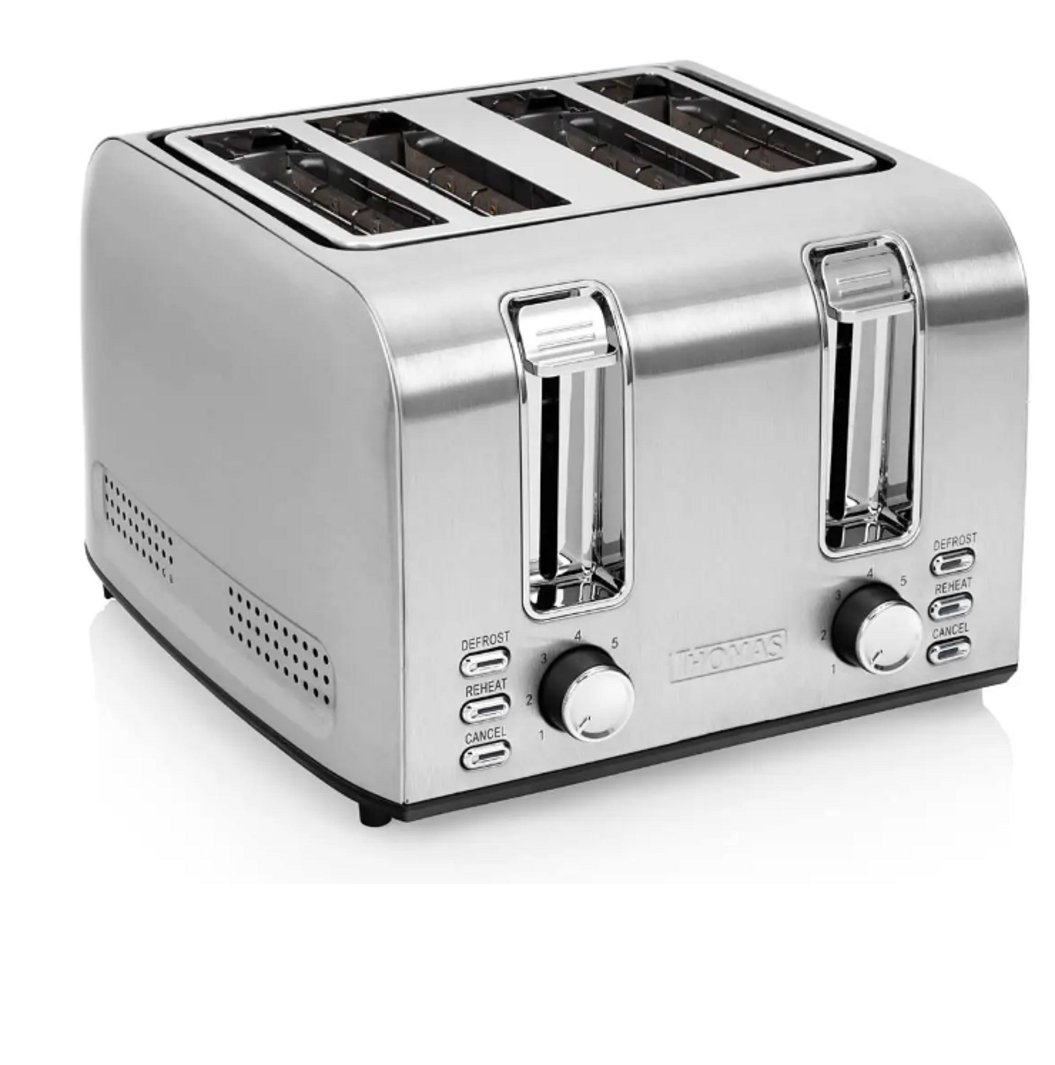 Tostador Acero Inox THOMAS TH-133i 1500 Watts 4 Rebanadas-2