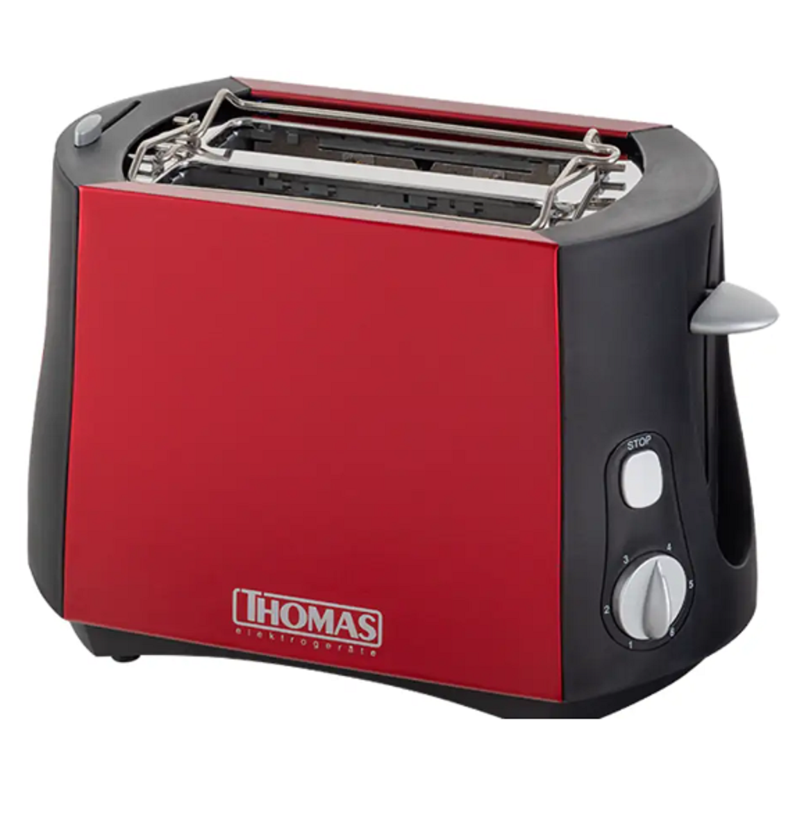 Tostador Rojo THOMAS TH-120R 800 Watts 2 Rebanadas-2