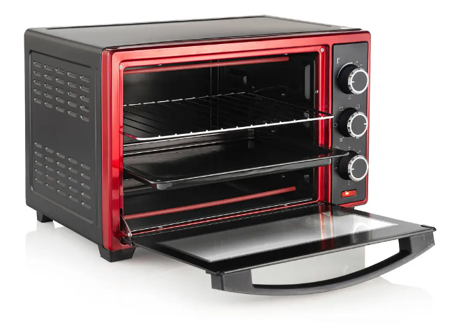 Horno Eléctrico Rojo THOMAS TH-26R 1600 Watts 25 Lts.-5
