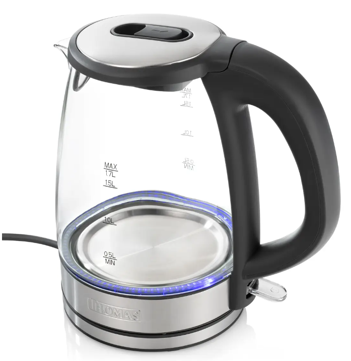 Hervidor de vidrio THOMAS TH-4725V 1.7 Lts 2200 Watts-6