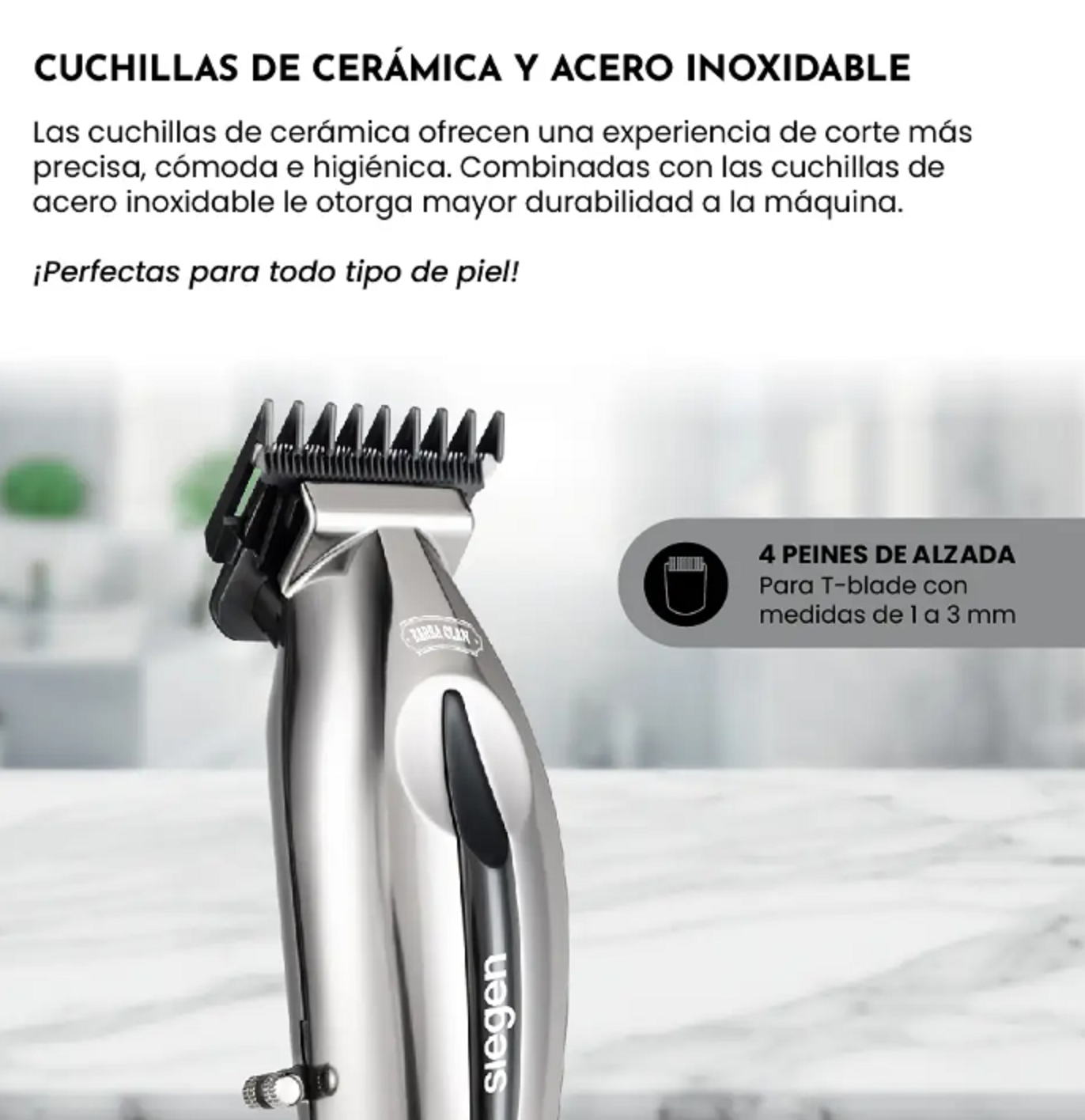 Corta pelo Trimmer SIEGEN SG-8605-5