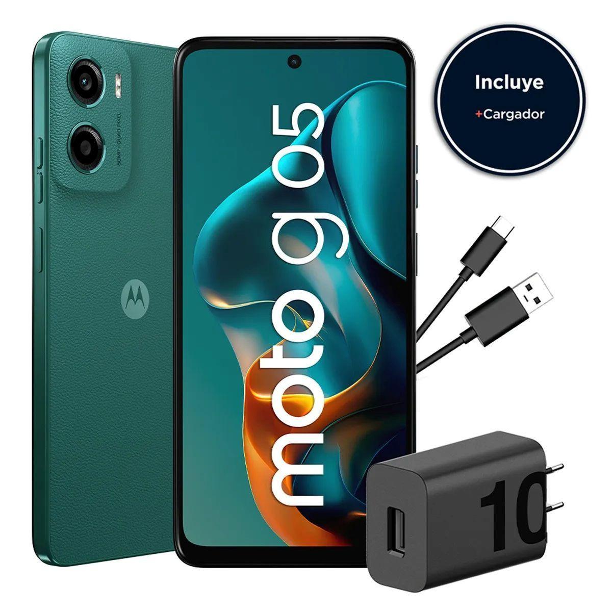 Smartphone Moto G05 64gb Rom 4gb Ram Verde-0