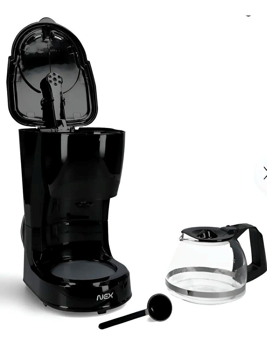 Cafetera por Goteo Nex CF-650 4 Tazas 600ml Negra Automática-0
