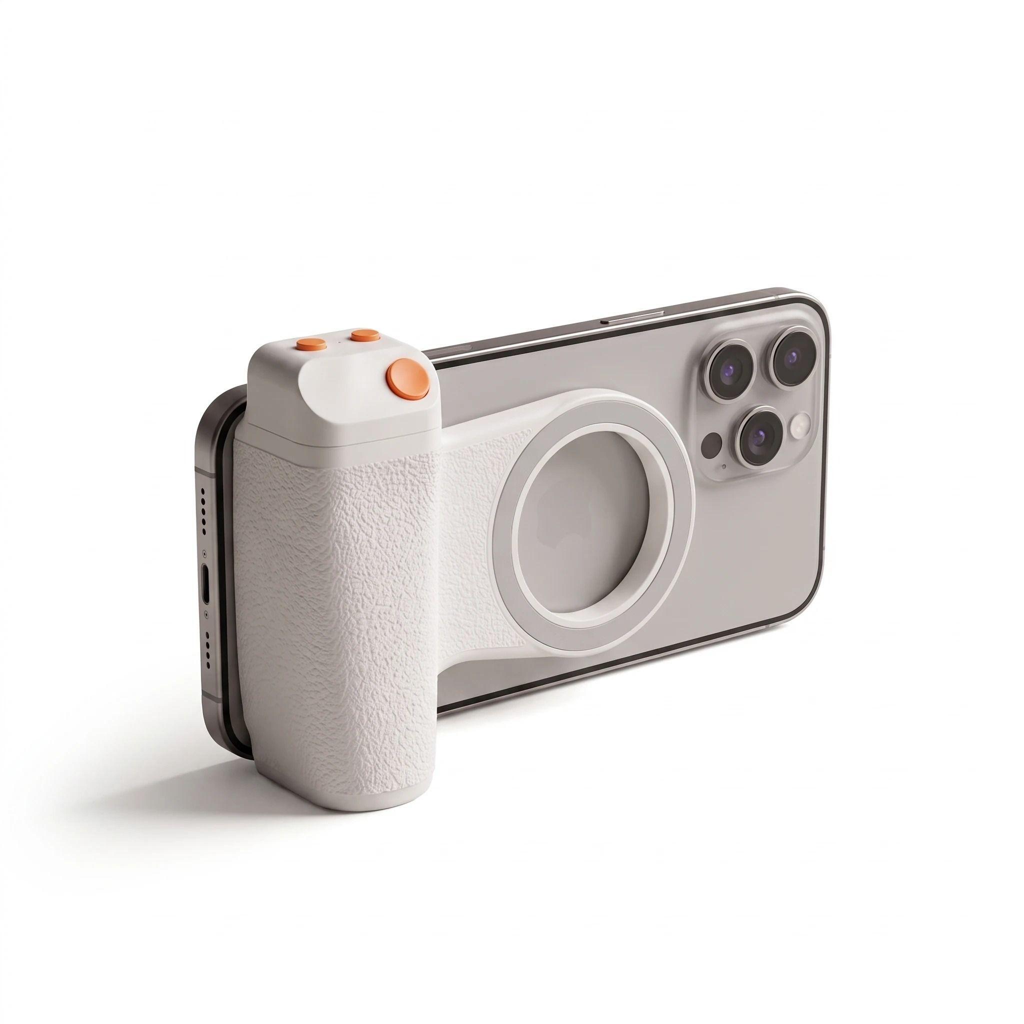 Grip Magnético MagSafe Para Celular Control Remoto Bluetooth-0