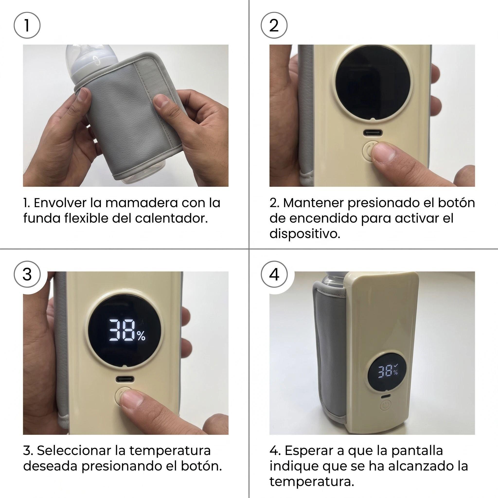Calentador de Mamadera Portátil Recargable-6