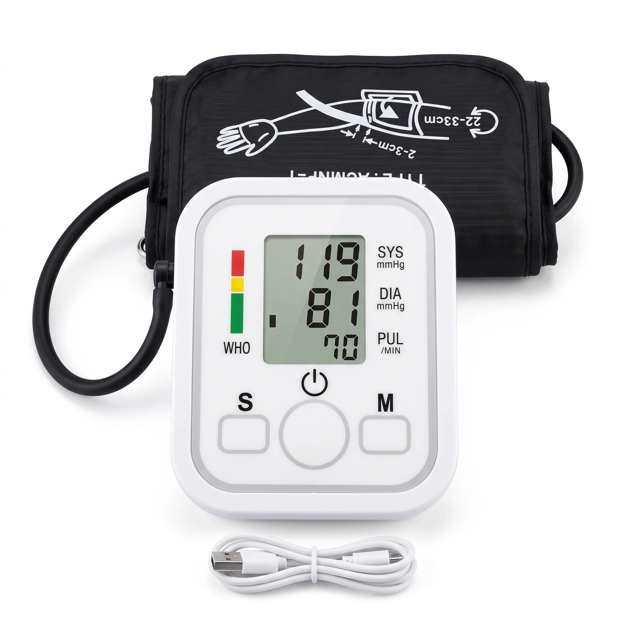 Tensiómetro Digital De Brazo Automático Con Voz-0