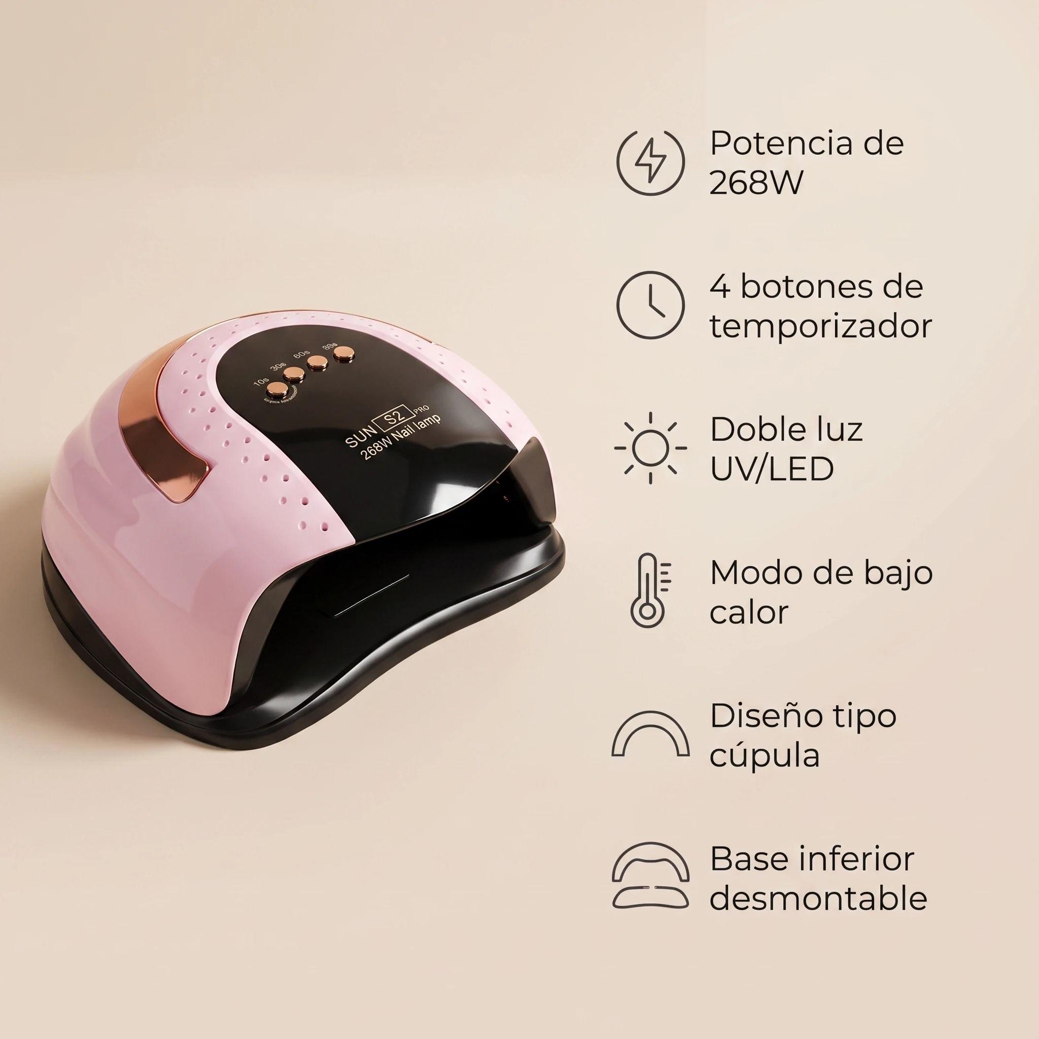 Lámpara Secadora de Uñas SUN S2 Pro-9