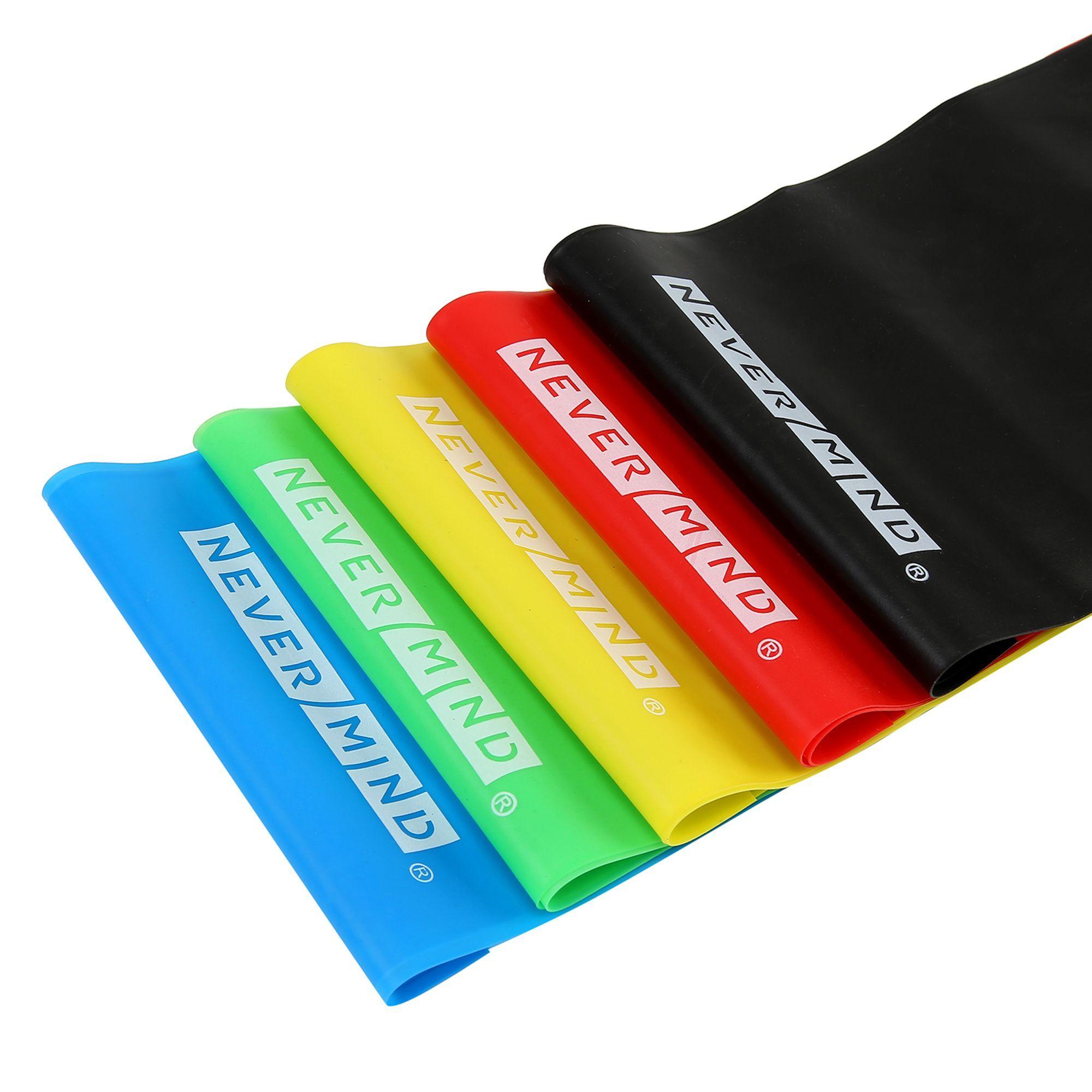 Set de 5 Bandas de Resistencia Elongación y Yoga-2