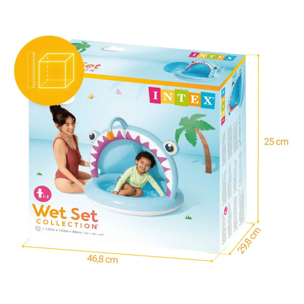 Piscina inflable Intex Pez Linterna 127x102 Cm Angler Fish-7