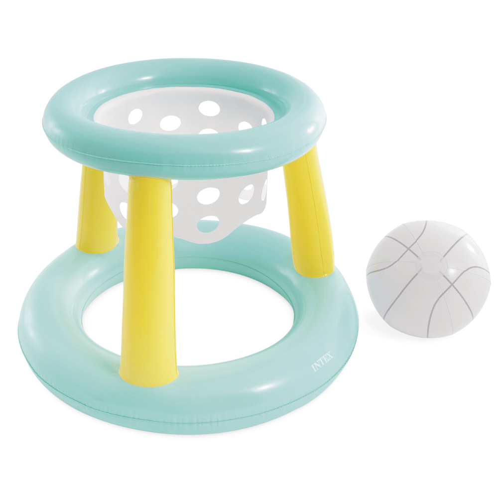 Juego Piscina Inflable Aro Basketball Floating Hoop-3