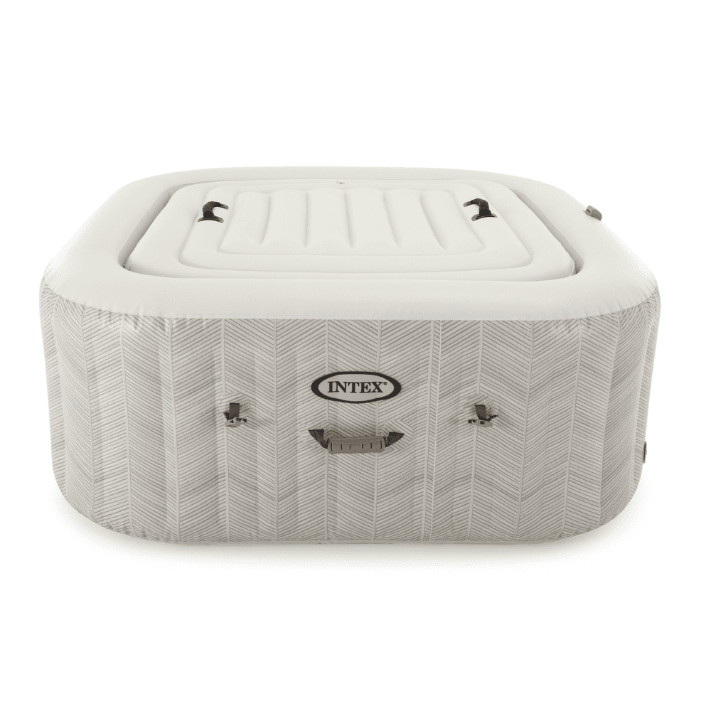 Spa Hot Tub Inflable Intex Chevron Deluxe Square Bubble Spa 4 Personas-2