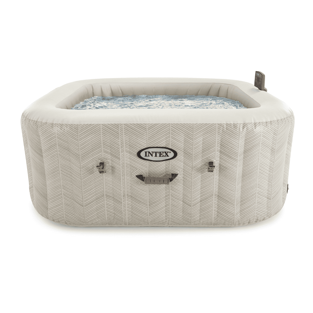 Spa Hot Tub Inflable Intex Chevron Deluxe Square Bubble Spa 4 Personas-3