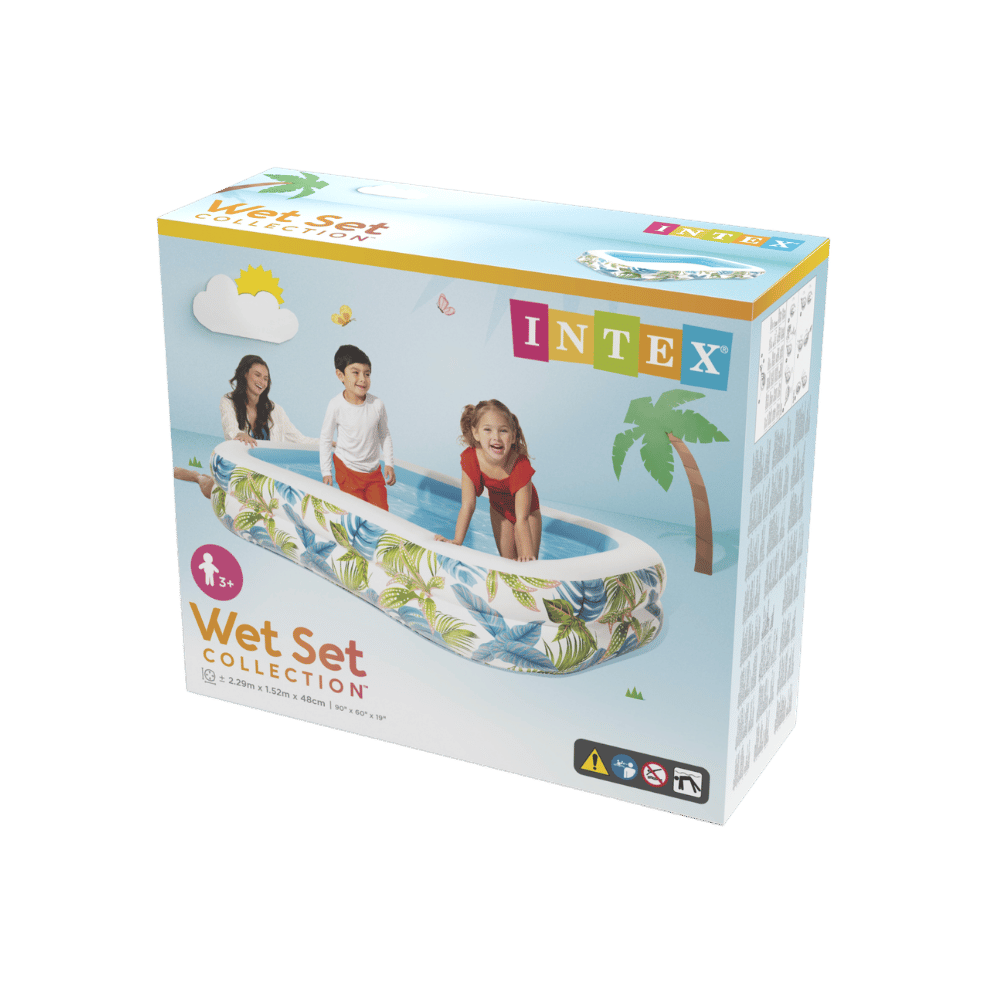 Piscina Inflable Intex Tropical 229x152x48cm-6