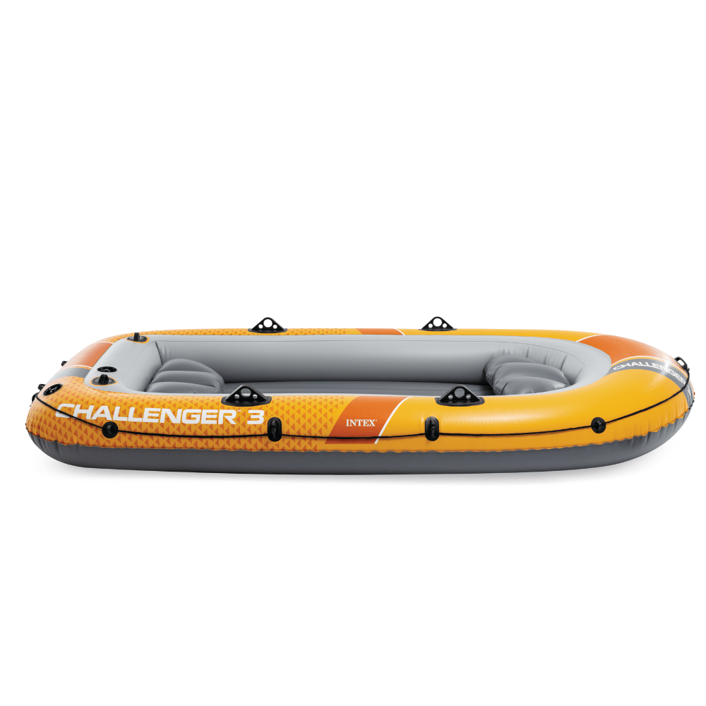 Bote Inflable Intex Challenger 3 Set Capacidad 320 Kg + Remos + Inflador-2