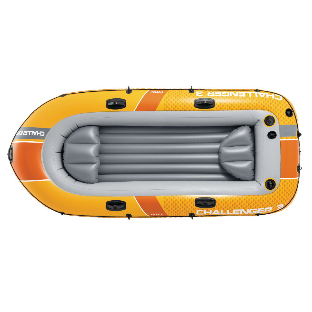 Bote Inflable Intex Challenger 3 Set Capacidad 320 Kg + Remos + Inflador-3