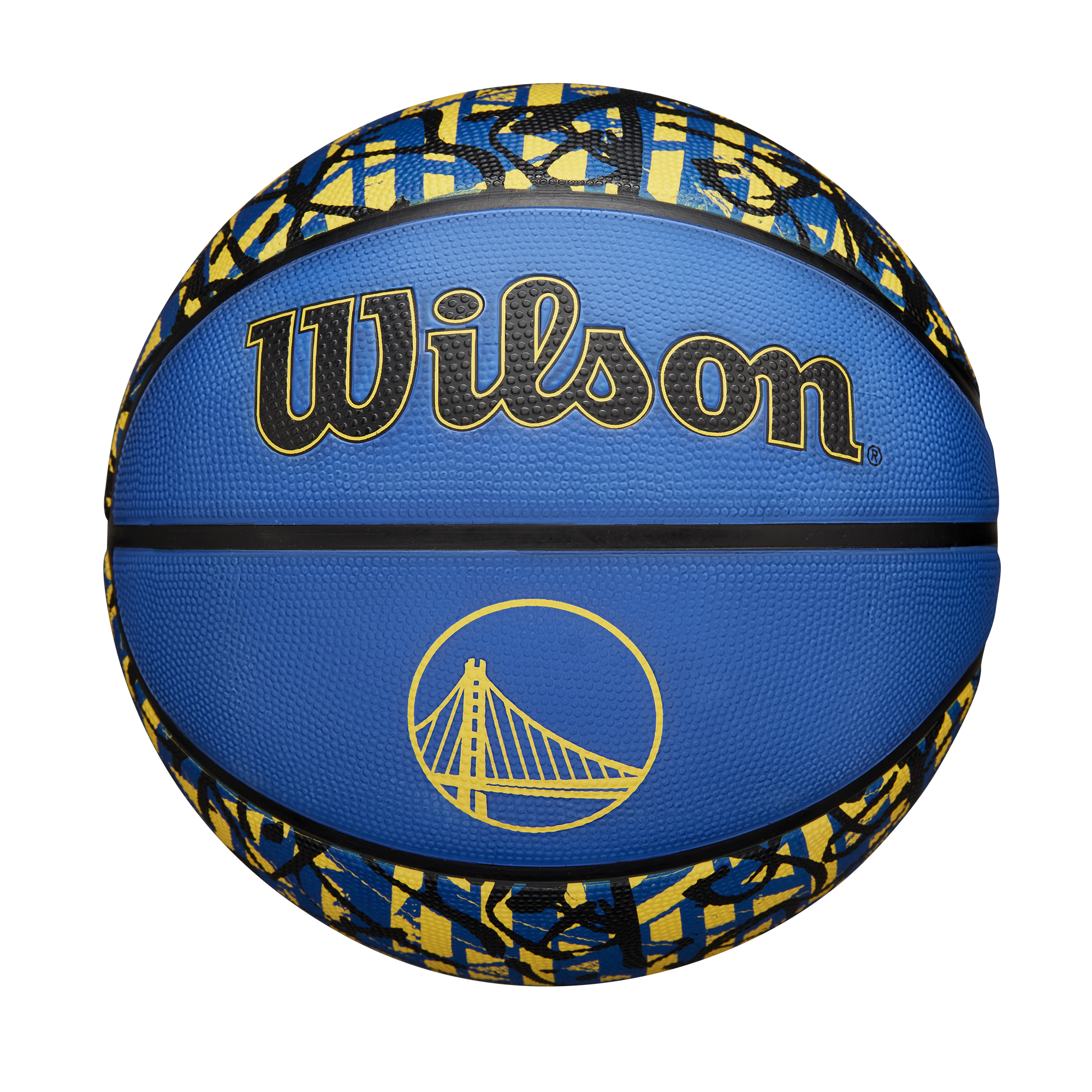 Balón Basketball Wilson NBA Team Graffiti Golden State Warriors Tamaño 7-0