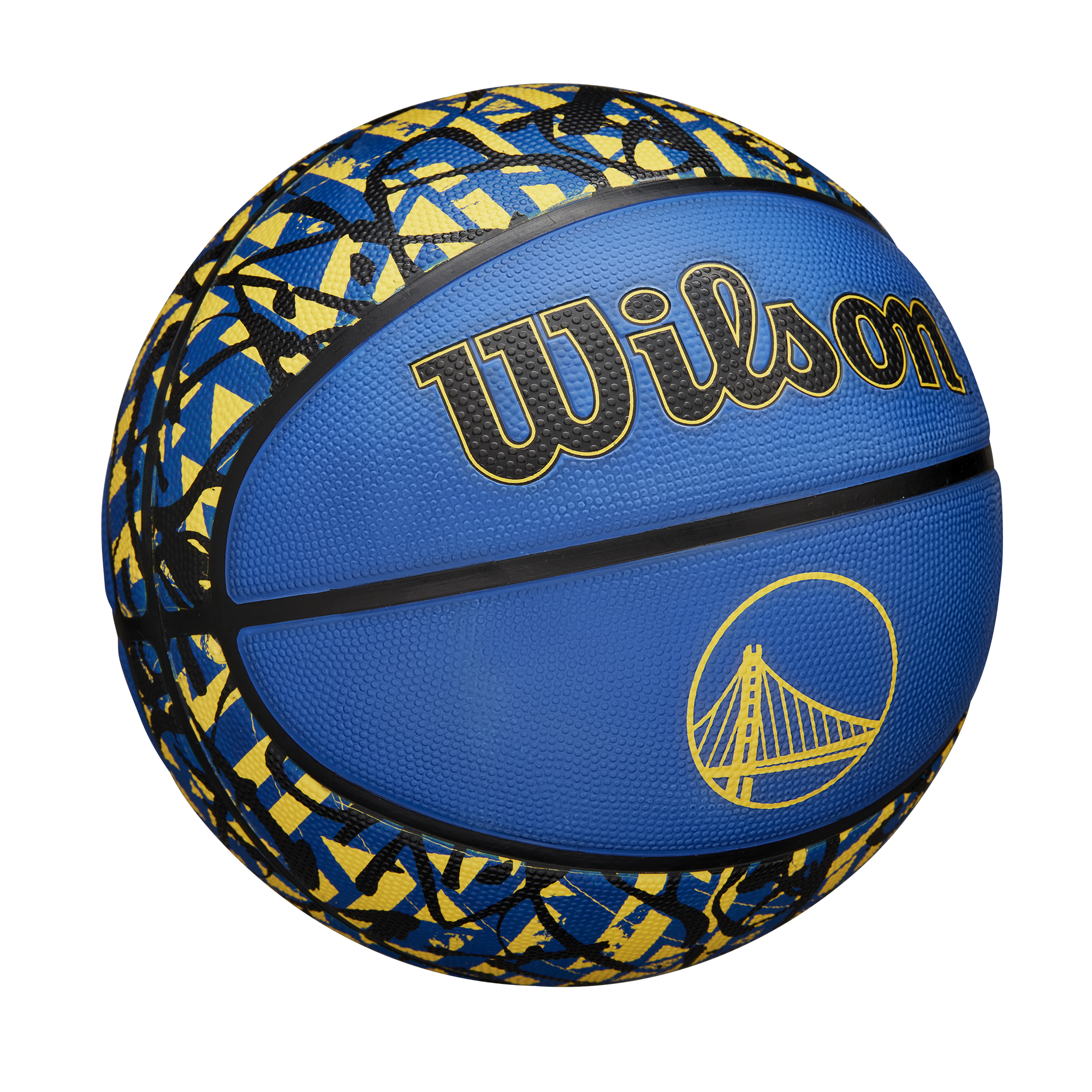 Balón Basketball Wilson NBA Team Graffiti Golden State Warriors Tamaño 7-1