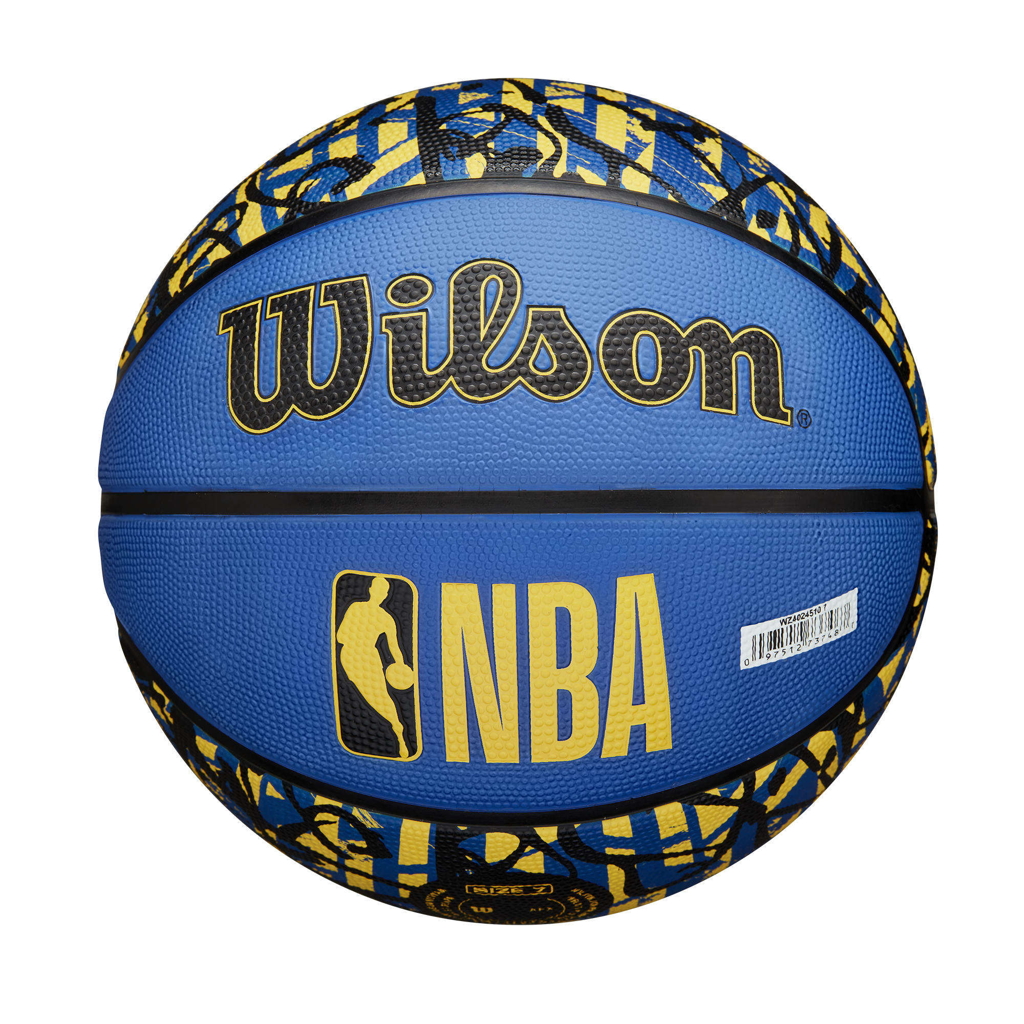 Balón Basketball Wilson NBA Team Graffiti Golden State Warriors Tamaño 7-3