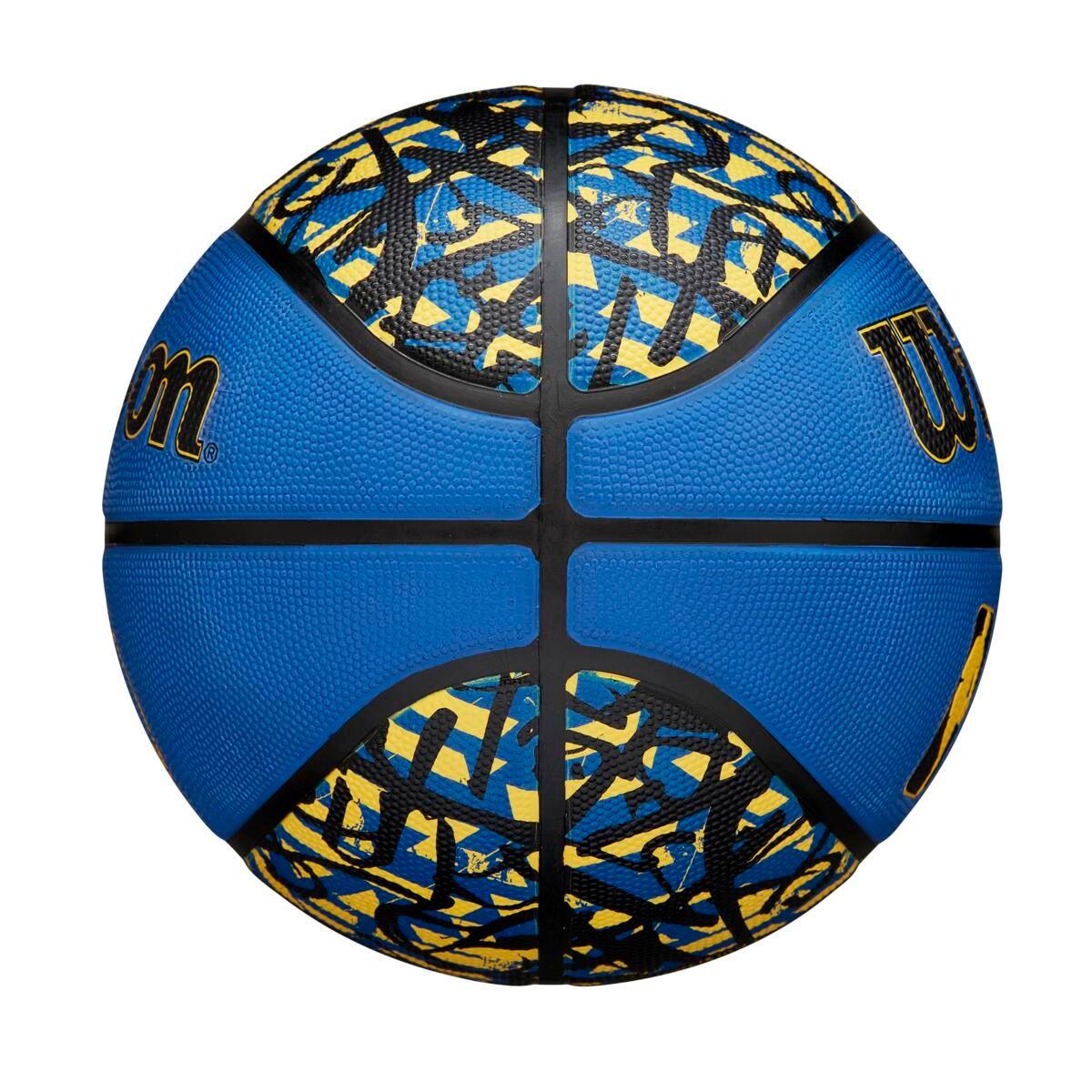 Balón Basketball Wilson NBA Team Graffiti Golden State Warriors Tamaño 7-4