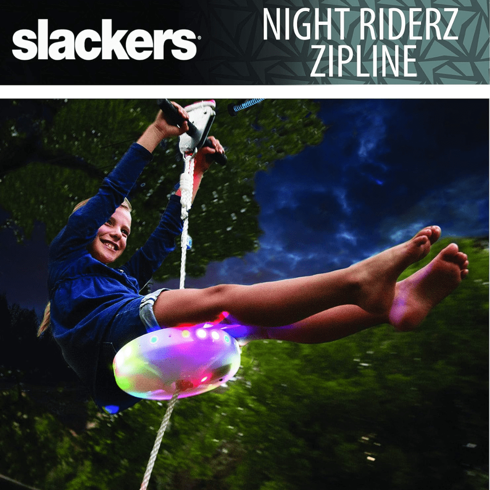 Kit Tirolesa 30,5 m con Freno Slackers Riderz Zipline 100 Ft. w/ Spring Brake-4