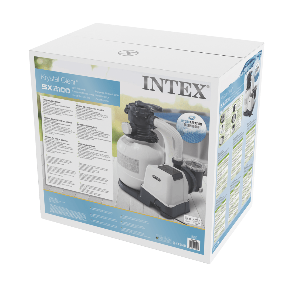 Bomba de Arena Intex Para Piscina 7,9 m3/hr Sand Filter Pumps-6