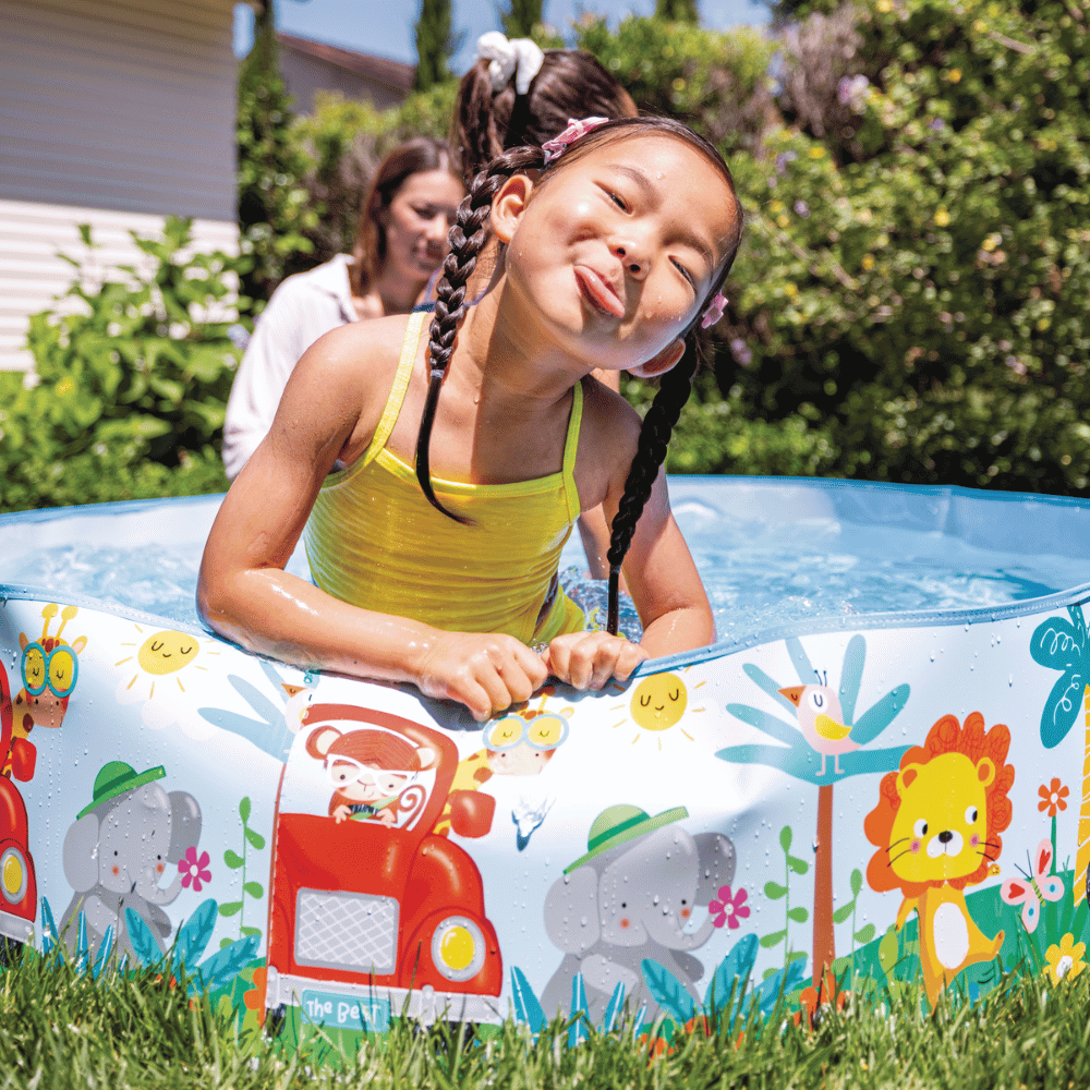 Piscina Rígida Intex Animal Adventure Snapset 122x25 cm-4