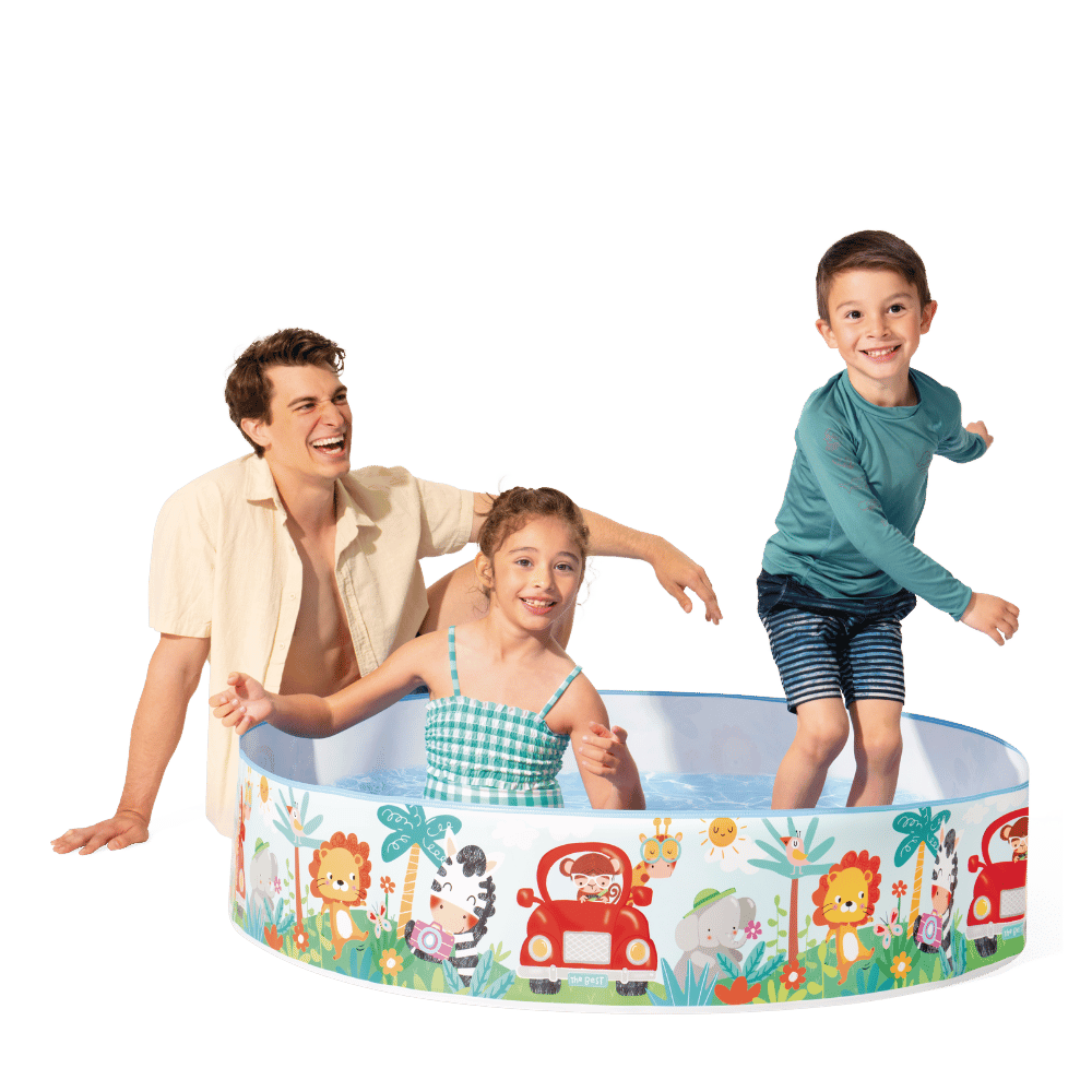 Piscina Rígida Intex Animal Adventure Snapset 122x25 cm-5