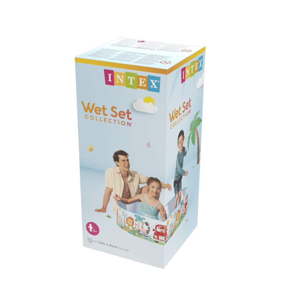 Piscina Rígida Intex Animal Adventure Snapset 122x25 cm-6