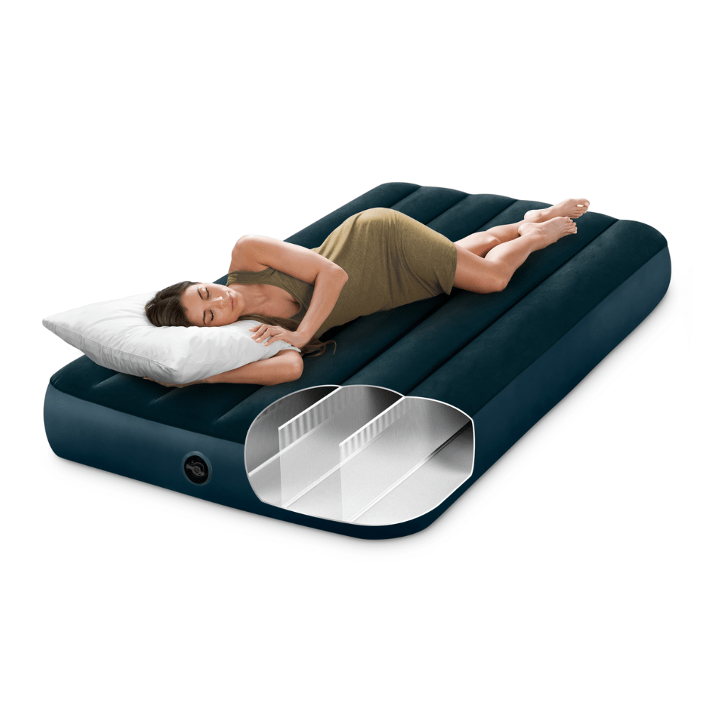 Colchón Inflable Intex 1,5 Plazas 99x191x25 Cm Downy Air-3