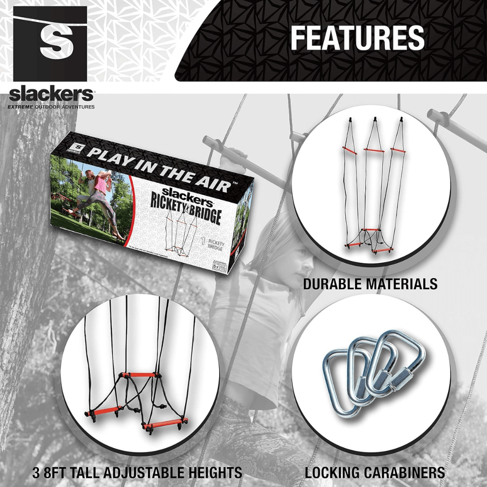 Puente Colgante Inestable Slackers Rickety Bridge-4