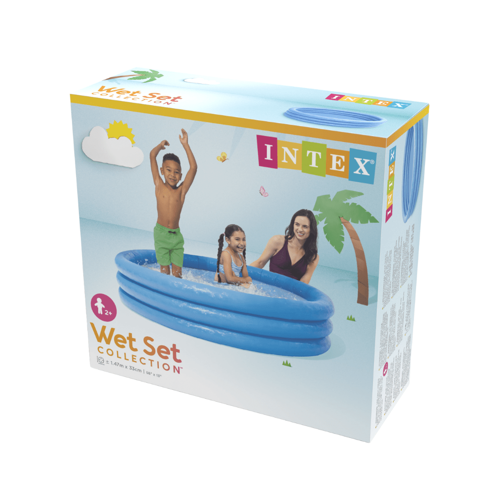 Piscina Bebé Inflable Intex Crystal Blue 147x33 Cm-2
