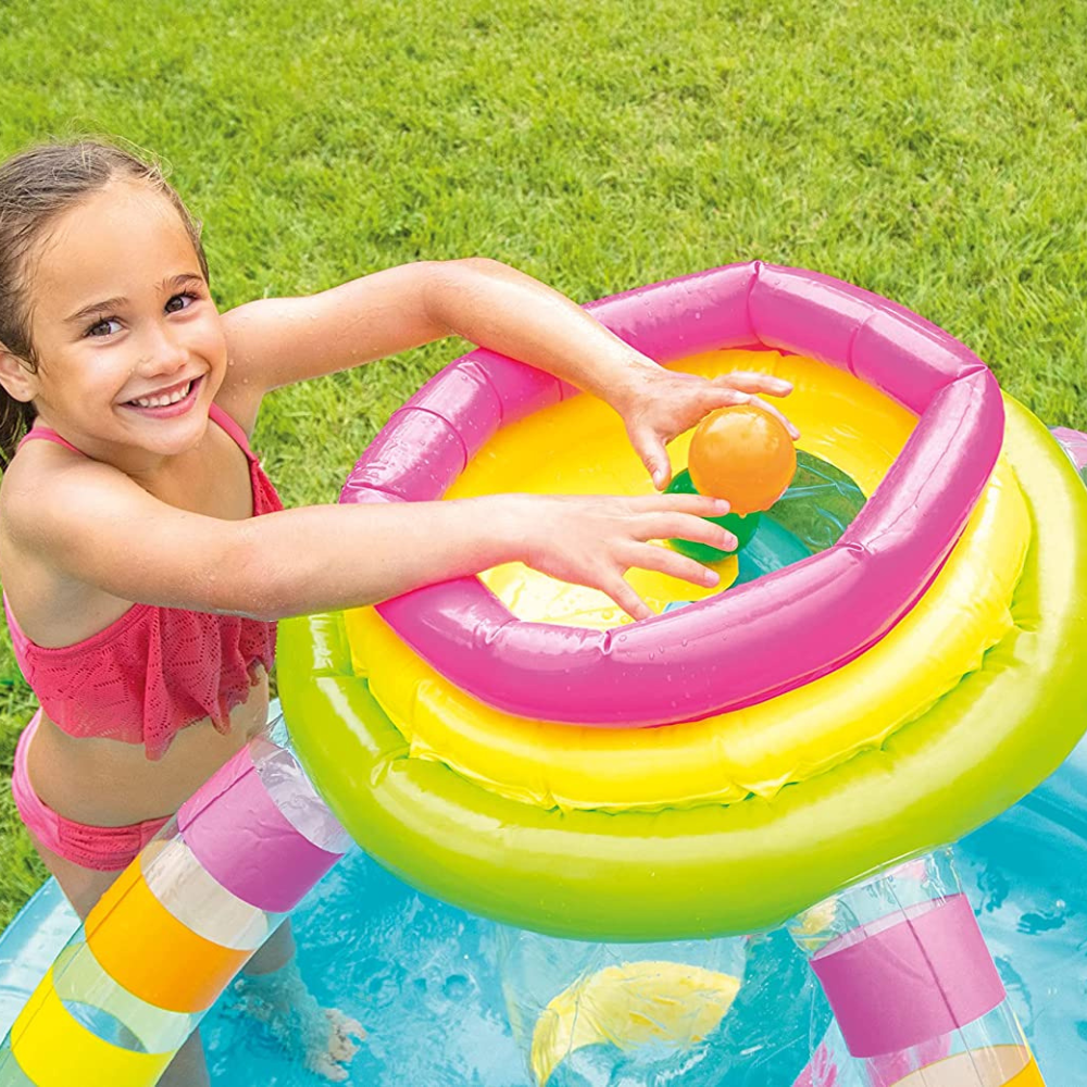 Centro de Actividad Inflable Intex Arcoíris Rainbow Funnel-4