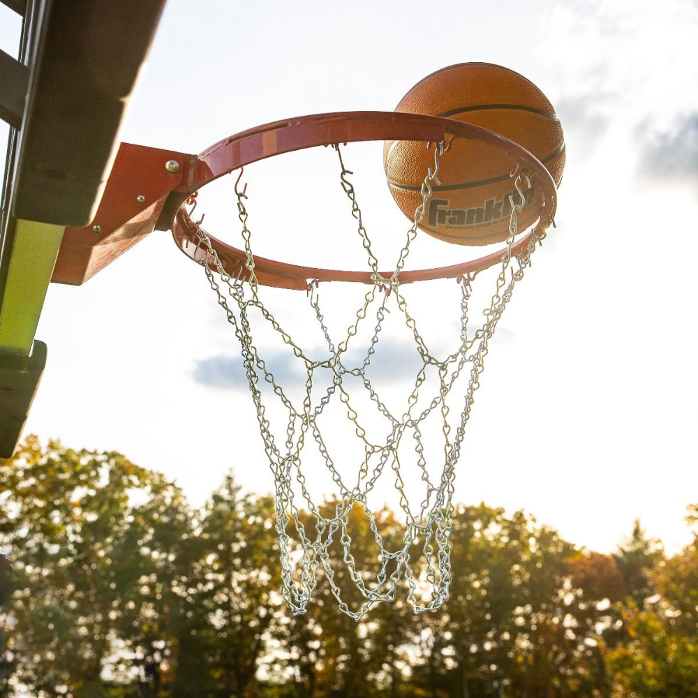 Red Basketball de Metal Franklin Sports Hoop Chain 12 Loop Basketball Net-6