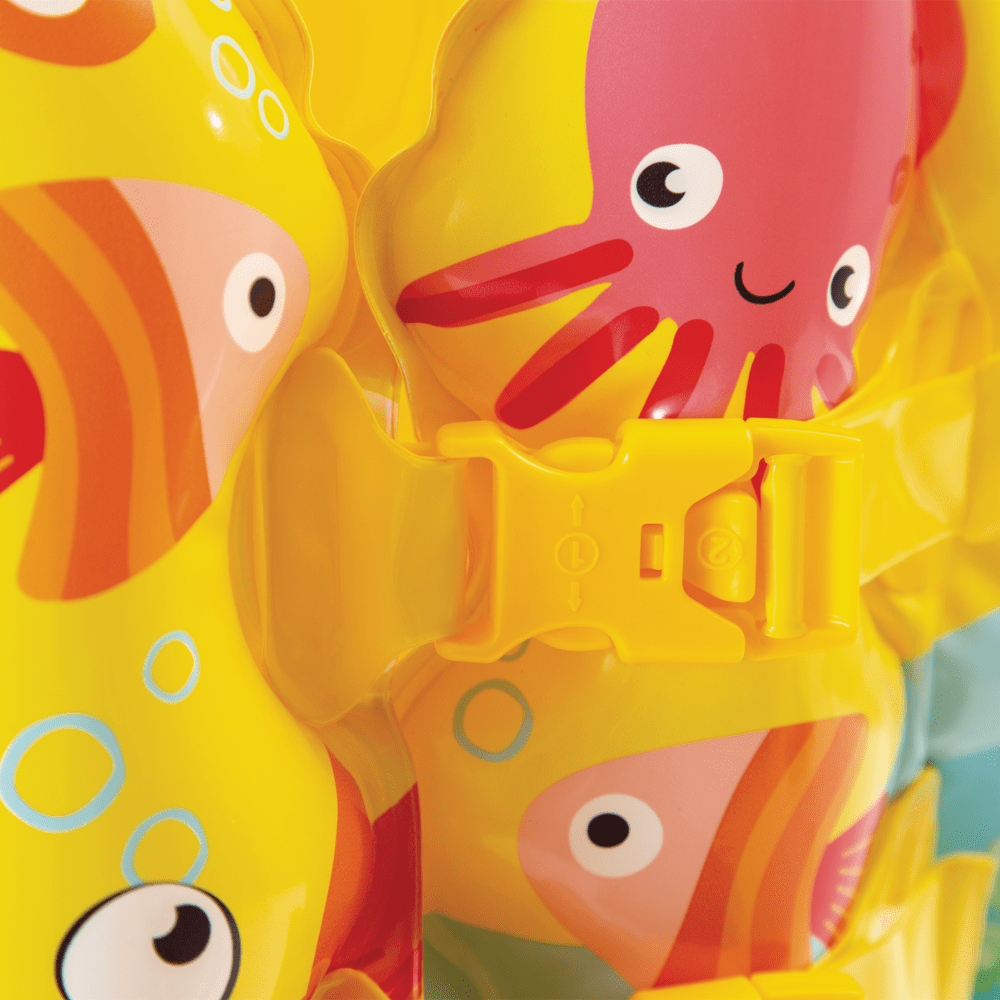 Flotador Inflable Bebé Chaleco Tropical Capac 23Kg-5