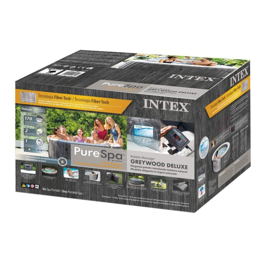 Spa Hot Tub Inflable Intex Deluxe 6 Personas-12