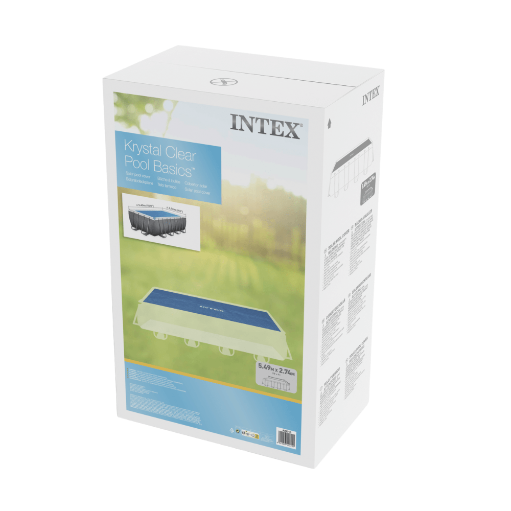 Cobertor Solar Piscina Intex Rectangular 549x274 Cm Solar Pool Cover-2