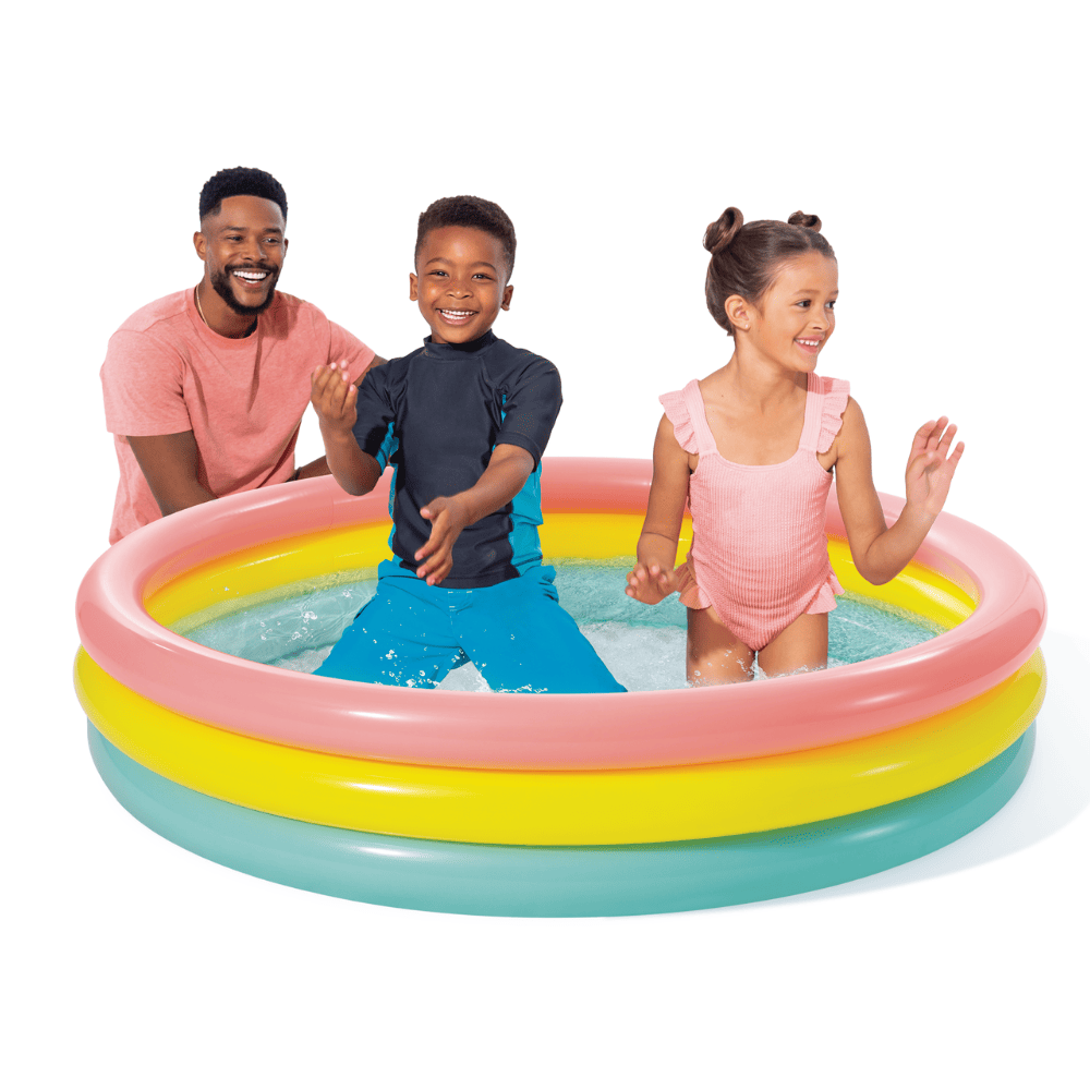 Piscina Bebé Inflable Sunset Glow 147x33 Cm-2