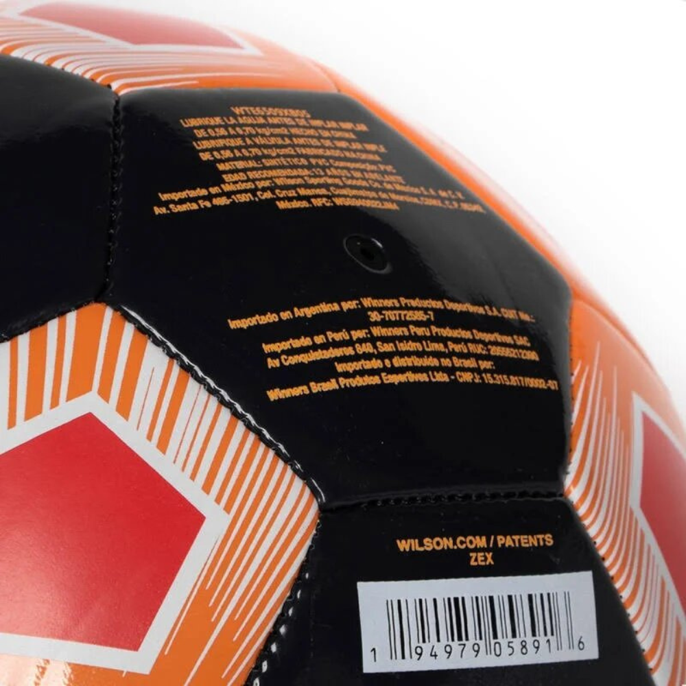 Balón Futbol Wilson Pentagon Pro Tamaño 5 Negro-4