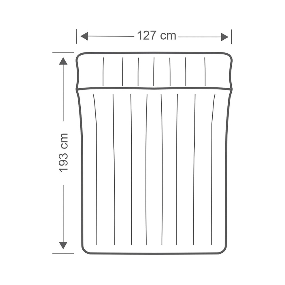 Colchón Inflable Para Acampar Intex  127x193x17 Cm Camping Mat-3
