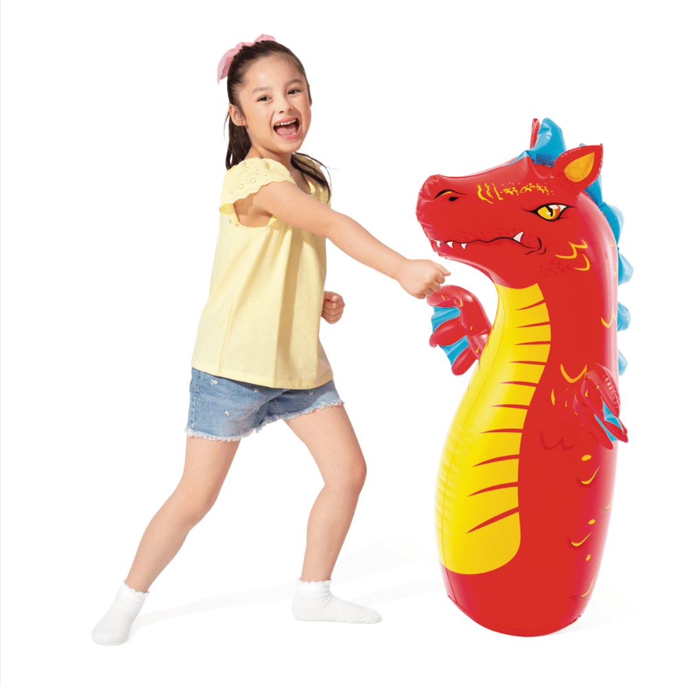 Dragon Porfiado Inflable Intex 3-D Bop Bags-2