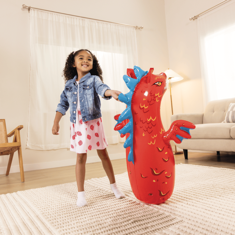 Dragon Porfiado Inflable Intex 3-D Bop Bags-4