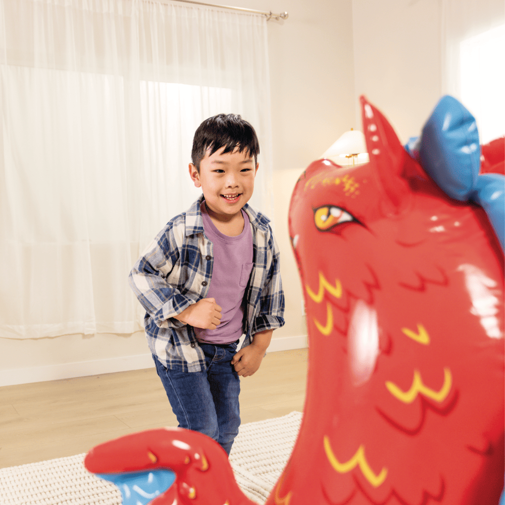 Dragon Porfiado Inflable Intex 3-D Bop Bags-5