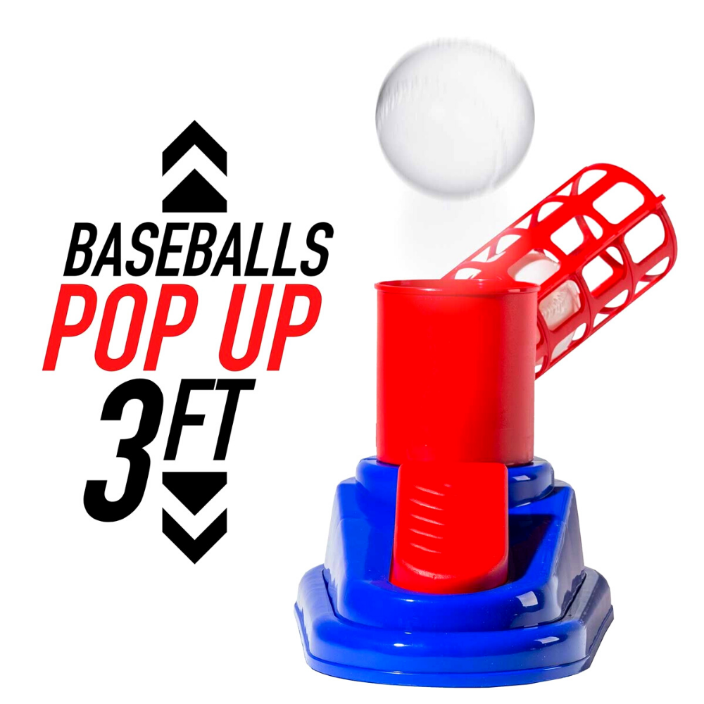 Set de Bateo Baseball MLB Franklin Sports Kids Pop a Pitch-4