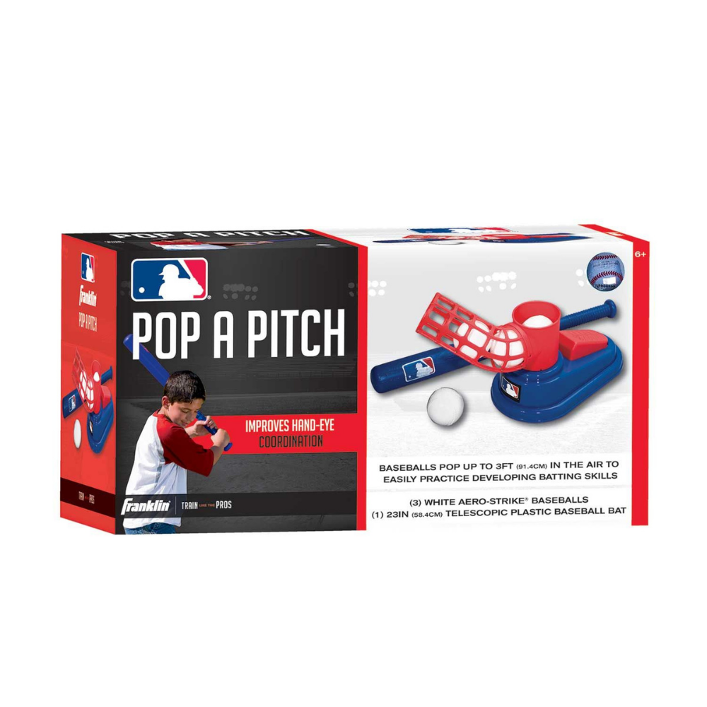 Set de Bateo Baseball MLB Franklin Sports Kids Pop a Pitch-2